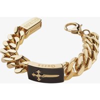Guess South Alameda Gold Plated Sword Curb Chain Bracelet JUMB04022 YGBK L - Image 2