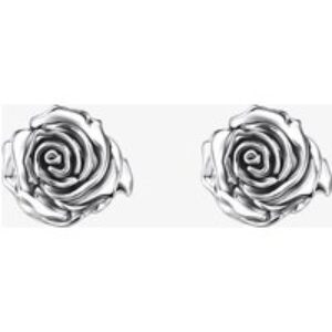 THOMAS SABO Middle of the night Rose Silver Rose Stud Earrings H2323-637-21