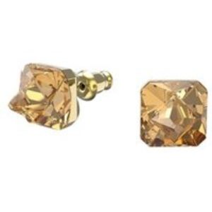 Swarovski Chroma Yellow Square Stud Earrings