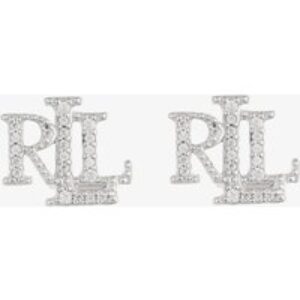 Lauren Ralph Lauren Silver Cubic Zirconia Brand Stud Earrings 60542908-G03
