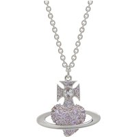 Vivienne Westwood Silver Agnatha Lilac Bas Relief Necklace - Silver - Image 2