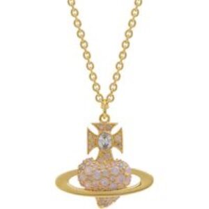 Vivienne Westwood Gold Agnatha Lilac Bas Relief Necklace – Gold