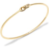 Coach Gold Interlinked Pavé C Bangle - Gold - Image 2