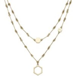 Olivia Burton Honeycomb Double Necklace