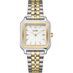 CLUSE Gracieuse Bicolour Sq. Watch – Gold