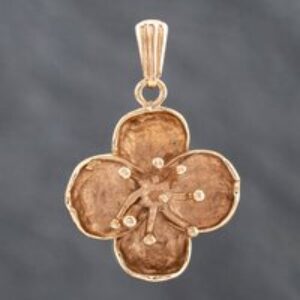 Pre-Owned 9ct Yellow Gold Open Flower Loose Pendant 41141930