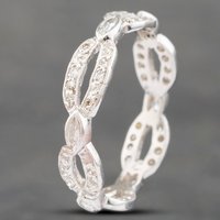 Pre-Owned Platinum Diamond Fancy Full Eternity Ring 43121073 - Image 2