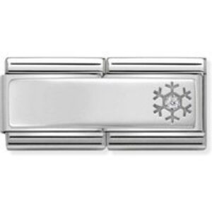 Nomination Silver shine Double Snowflake Appeal
