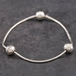 Pre-Owned Pandora Silver Essence 8 Inch Charm Bracelet 41221334