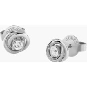 Guess Perfect Crystal Knot Stud Earrings JUBE04065JW RH