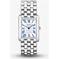Accurist Rectangle Silver With Blue Roman Numerals Watch 71007 - Image 2