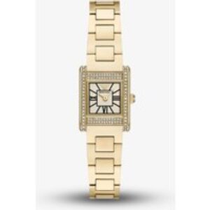 Emporio Armani Ladies Genni Gold Square Dial Watch AR11663