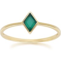 Classic Chalcedony Ring in 9ct Yellow Gold - Image 2