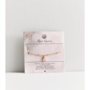 Red Semi Treasured Stone Ball Chain Bracelet New Glance