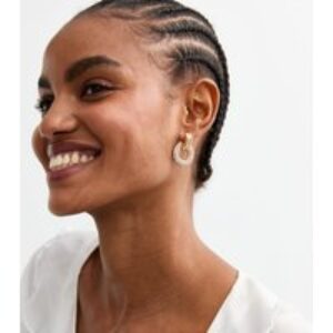 Gold Tone Crystal Drop Earrings New Glance