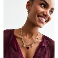 Gold Tone Middle Appeal Necklace New Glance - Image 2