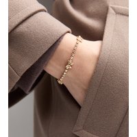 Gold Tone Pass Appeal Diamanté Tennis Bracelet New Glance - Image 2