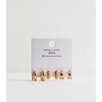 Pack Of three Gold Tone Earrings New Glance - Image 2