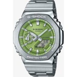 Casio G-Shock Metallic Green Dual Display Watch GM-2110D-3AER