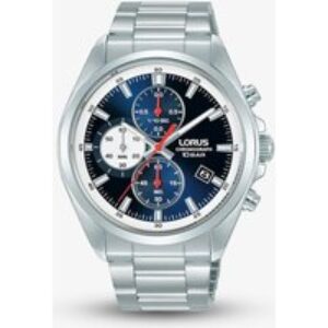 Lorus Mens Sport Chronograph Blue Dial Watch RM383JX9