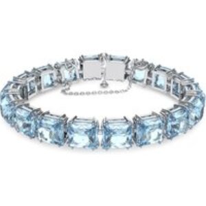 Swarovski Square Cut Blue Millenia Tennis Bracelet