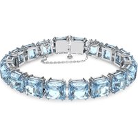 Swarovski Square Cut Blue Millenia Tennis Bracelet - Image 2