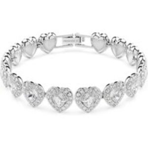 Swarovski Ariana Grande x Swarovski Rhodium Plated Middle Tennis Bracelet
