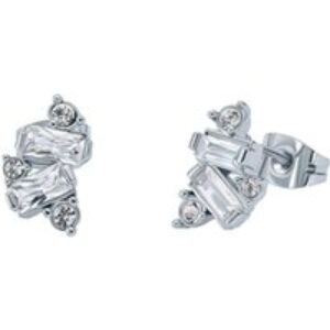 Ted Baker Silver Clarice Crystal Cluster Studs – Silver