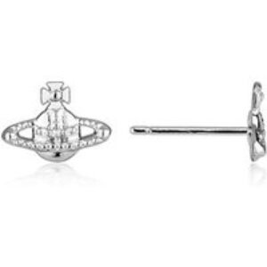 Vivienne Westwood Silver Farah Studs – Silver