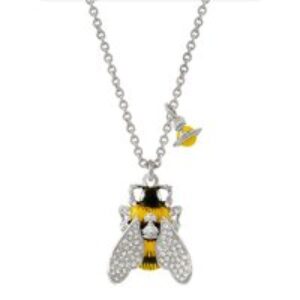 Vivienne Westwood Silver Bumble Bee Necklace