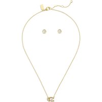Trainer Gold Field C Crystal Starter Necklace and Stud Set - Gold - Image 2