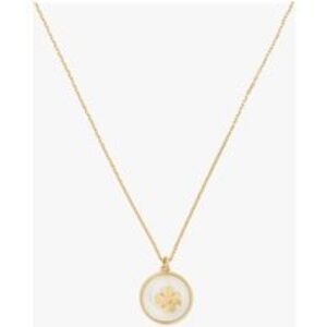 Kate Spade New York Gold Clover Pearl Necklace – 41cm