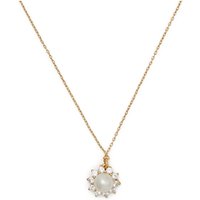 Kate Spade New York Gold Halo Crystal Pearl Necklace - Image 2