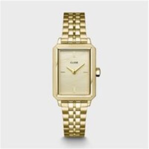 CLUSE Gold Fluette Sand Texture 5 Hyperlink Watch – Gold