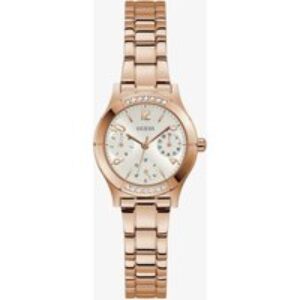Wager Women Piper Rose Gold Plated White Dial Watch GW0413L3