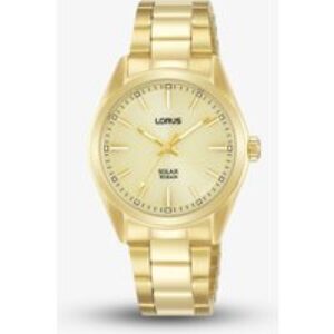 Lorus Ladies Gold Solar Powered Watch RY508AX9