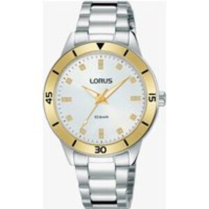 Lorus Women Sports activities White Sunray Dial Bracelet Watch RG243RX9