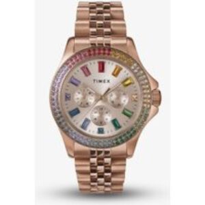 Timex Ladies Kaia Rose-Gold Stainless Steel Watch TW2W34200