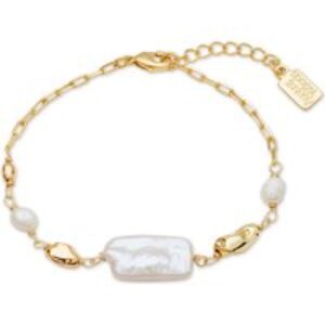 August Woods Gold Pearl Teardrop Bracelet – Gold
