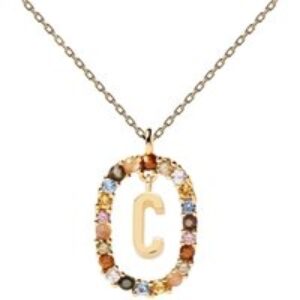 PDPAOLA Letter Necklace – Letter C