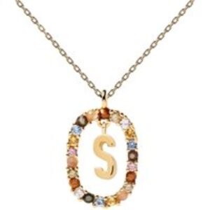 PDPAOLA Letter Necklace – Letter S