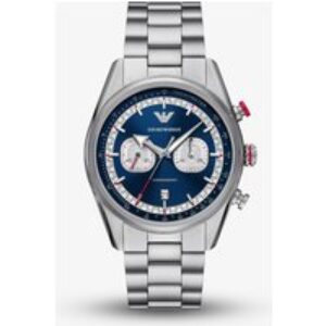 Emporio Armani Mens Racer Chronograph Blue Dial Watch AR11676