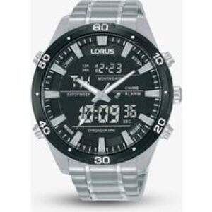 Lorus Mens Dual Display Bracelet Watch RW649AX9