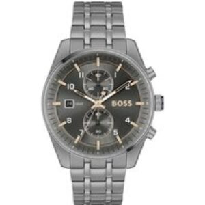 Boss Skytraveler Gray Chronograph Watch
