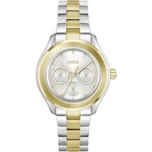 Boss Lida Chrono Gold Bezel Watch