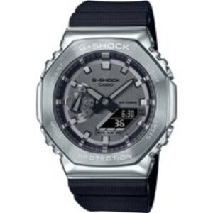 Casio G-Surprise GM-2100-1AER Octagon Metal Bezel Black Resin Strap Watch