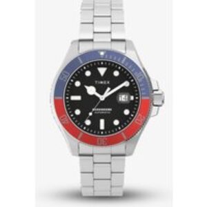 Timex Mens Harborside Red & Blue Stainless Steel Watch TW2V72100
