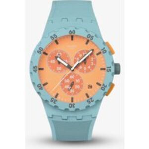 Swatch Essentials Juicy Apricot Blue & Orange Watch SUSL401