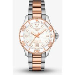 Tissot Mens Seastar 1000 Two-Tone Mother Of Pearl Dial Watch T120.210.22.111.00