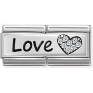 Nomination Silver Love Double Plate Attraction